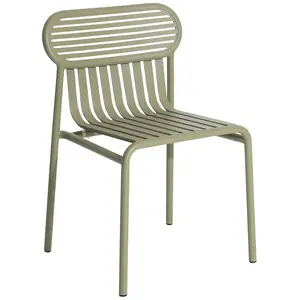Chaise de jardin vert jade Week-End - Petite Friture pas cher