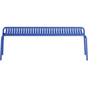 Petite Friture - Banc Week-end - Bleu - Aluminium thermolaqué époxy - ...Vendu parmade-in-design