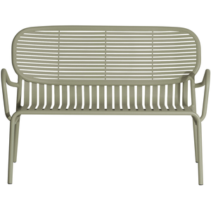Petite Friture - Banquette Week-end - Vert - Aluminium thermolaqué épo...Vendu parmade-in-design