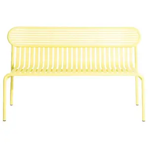 Banc de jardin jaune Week-End - Petite Friture