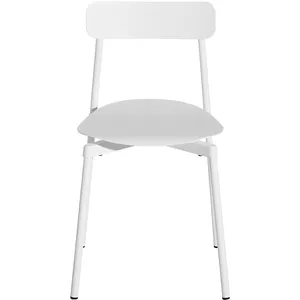 Chaise d'extérieur en aluminium blanc Fromme - Petite friture pas cher