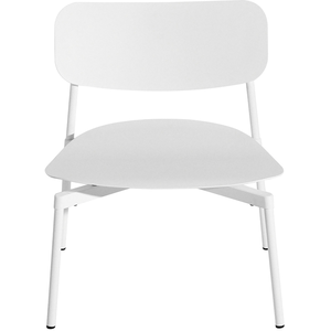 Petite Friture - Fauteuil bas Fromme - Blanc - Aluminium - Designer To... pas cher