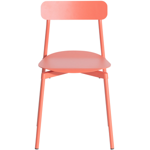 Petite Friture - Chaise empilable Fromme - Orange - Aluminium - Design... pas cher