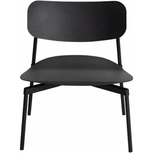 Fauteuil de jardin en métal noir Fromme - Petite friture pas cher