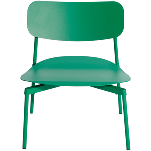 Petite Friture - Fauteuil bas empilable Fromme - Vert - Aluminium - De... pas cher