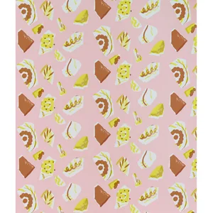 Rouleau de papier peint rose 1 m Mosaïque - Petite Friture pas cher