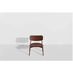 Comparateur de prix : Chaise Fromme Wood Lounge - bordeaux Petite Friture