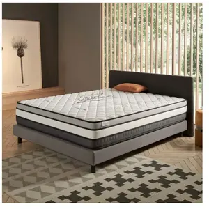 Cosmos Matelas 140x190x30 cm - Blue Latex - Mousse à mémoire HR pas cher