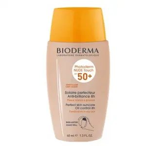 Bioderma photoderm nude touch spf50+ teinte claire 40ml pas cher