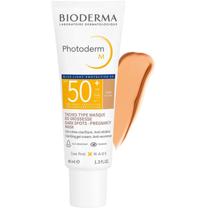 Bioderma - Photoderm M teinte doree 40 ml Protection solaire unisex pas cher