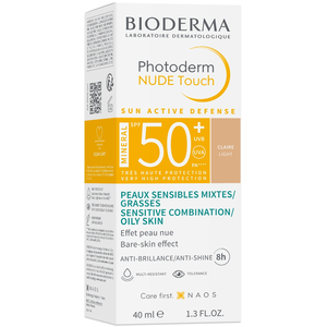 Mineral SPF50+ teinté Effet peau nue 40ml Photoderm NUDE Touch Bioderma pas cher