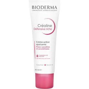 BIODERMA Créaline Défensive Riche - Crème visage apaisante peaux sensibles pas cher