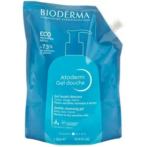 Comparateur de prix : Bioderma - ATODERM GEL DOUCHE ECO-RECHARGE 1L Gel douche 1000 ml unisex