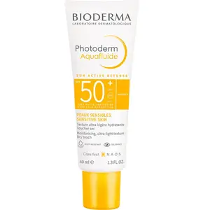 Comparateur de prix : BIODERMA Photoderm - Aquafluide Crème solaire peau sensible SPF50+ 40ml