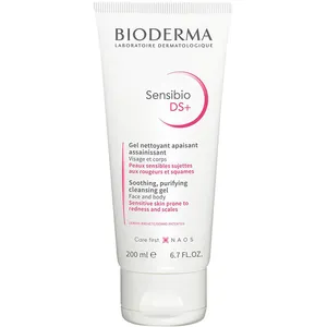 Comparateur de prix : Bioderma Créaline DS+ Gel Moussant gel nettoyant peaux sensibles 200 ml