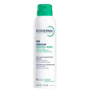 Comparateur de prix : Bioderma Sebium Kerato+ Body Spray apaisant anti-imperfections 150 ml