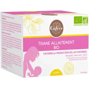 Gifrer Tisane d'Allaitement Citron 20 sachets pas cher