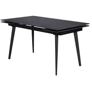 Comparateur de prix : PRO LIVING Nero céramique eff marbre noir 140 (+2x30)x82x75cm NERO-TR1...