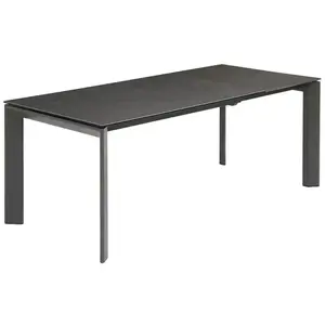 Comparateur de prix : PRO LIVING Scar en céramique noir 140 (+60) x 90 x 76 cm SCAR-TR140A01