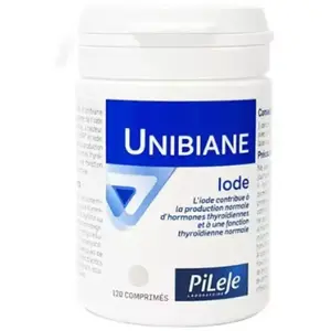Comparateur de prix : Pileje Unibiane Iode 120 comprimés