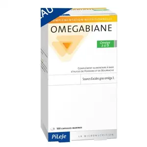 Comparateur de prix : Pileje omegabiane oméga 3-6-9  100 capsules marines