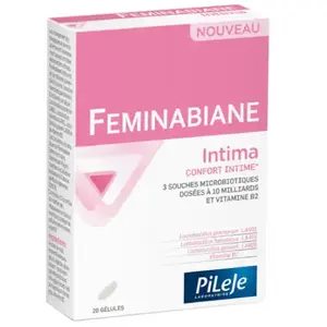 Comparateur de prix : Pileje Feminabiane Intima 20 gélules
