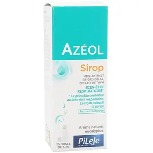 Comparateur de prix : PILEJE Azeol Sirop Bien-être respiratoire 15 doses de 5ml