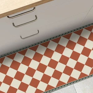 99Déco Tapis Vinyle - 50x120 cm - intérieur/extérieur - Rouge - 99DECO pas cher