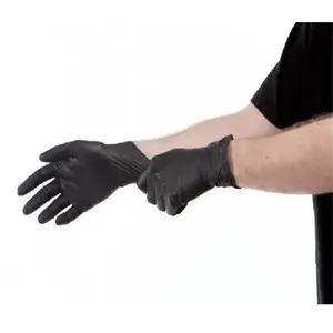 Matfer Gants Noir En Nitrile - Lot De 100 - Taille L pas cher