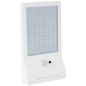 Comparateur de prix : Lampe LED Solaire 3W 370 Lumens 6000K Applique exterieure avec detect...