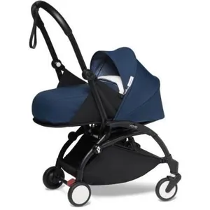 Poussette combinée BABYZEN YOYO2 cadre noir pack 0+ 2020 - bleu air Fr... pas cher