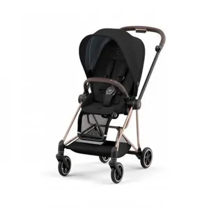 Cybex Poussette MIOS Rosegold habillage Deep black 2022Vendu parcdiscount