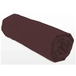 Comparateur de prix : Drap-housse - LOVELY HOME - LH71593 - 140x190+35 cm - Marron