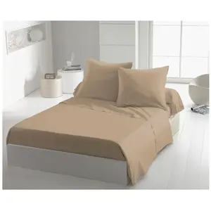 Comparateur de prix : Drap plat - - HP72103 - Microfibre 82 g - 240 x 300 cm - Beige