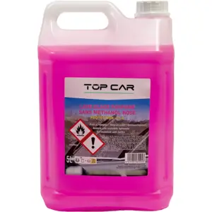 TOPCAR - Bidon de 5 litres de lave glace hiver -20°C LG5 sans méthanol...Vendu parpiecesetpneus