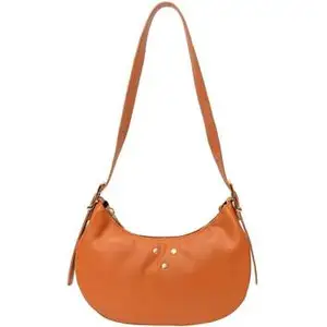 Sac à main - CHERRY PARIS - 4124 Laurine - Cuir de vachette - Camel - 26x15x6 cm pas cher