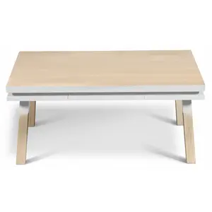 MON PETIT MEUBLE FRANCAIS Table basse avec tiroir 100 cm, 100% frêne massifVendu parmaisons-du-monde