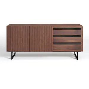 Gontier Buffet en noyer 2 portes et 3 tiroirs