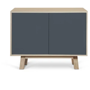 MON PETIT MEUBLE FRANCAIS Buffet bas 2 portes 100 cm, en frêne