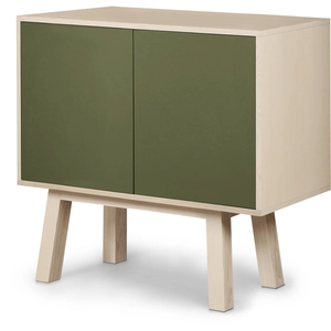 MON PETIT MEUBLE FRANCAIS Buffet en frêne 2 portes 100 cm, hauteur 94 cm