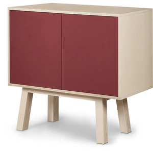 MON PETIT MEUBLE FRANCAIS Buffet en frêne 2 portes 100 cm, hauteur 94 cm