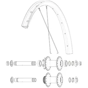 Mavic Rayons Ksyrium Ebm X20 14 Unités 277 mmVendu parbikeinn
