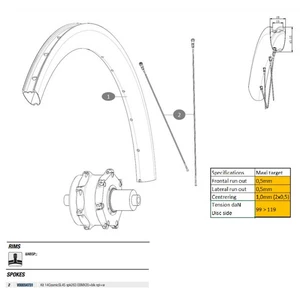 Mavic Rayons Cosmic Sl45 Ebm X20 14 Unités 263 mmVendu parbikeinn