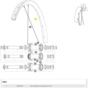 Mavic Jante Crossmax 23 27.5´´-650BVendu parbikeinn