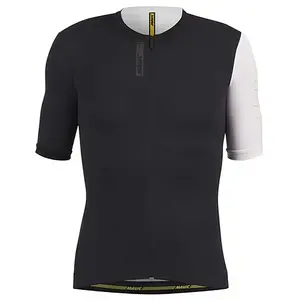 Maillot Mavic Essential manche courte noir blanc - M pas cher