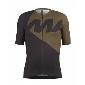 Comparateur de prix : Mavic Aksium Graphic Jersey - Maillot vélo homme Carbone Olive M