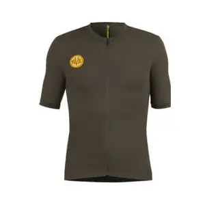 Maillot manches courtes mavic heritage kaki pas cher