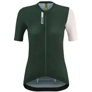 Comparateur de prix : Maillot Mavic Essential manches courtes vert foncé rose femme - M