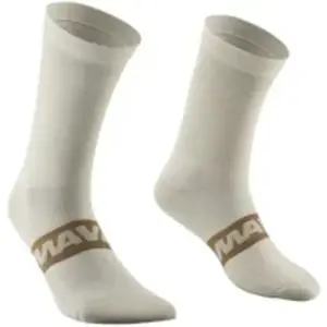 Comparateur de prix : Mavic - Essential Mid Socks - Chaussettes vélo White Pepper - 43 - 46