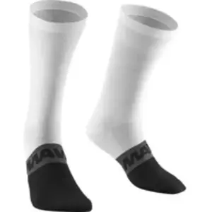 Comparateur de prix : Mavic - Essential High Socks - Chaussettes vélo White - 35 - 38